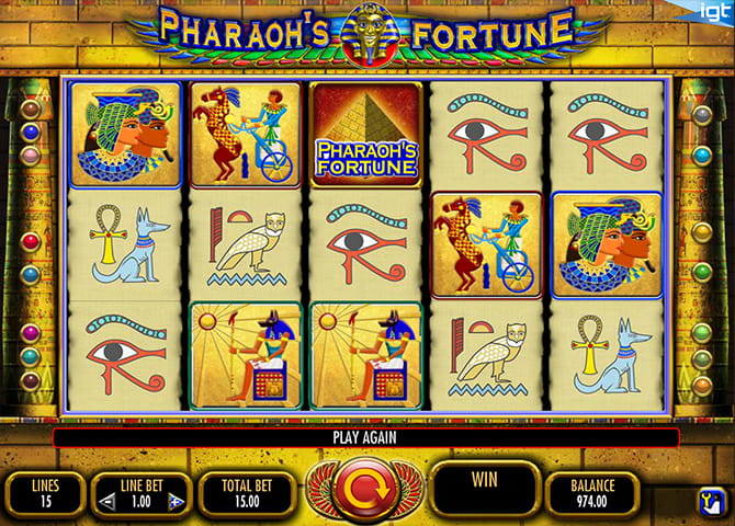 Pharaoh’s Fortune Online Slot Example