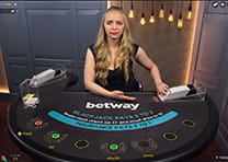 Play Live Blackjack from Evolution at Betway Casino